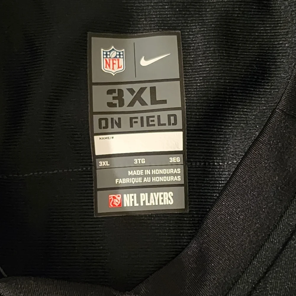 Las Vegas Raiders Abram Jersey- XXXL NWOT - Picture 6 of 10